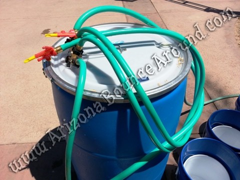 water balloon battle inflatable rental- water wars game